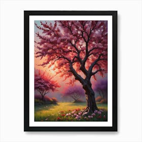 Cherry Blossom Tree 14 Art Print