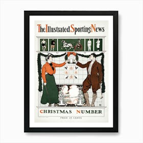 The Illustrated Sporting News. Christmas Number, Edward Penfield Art Print