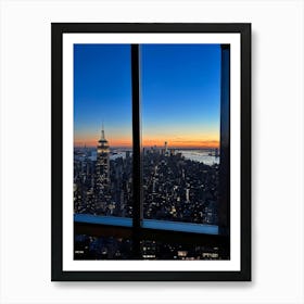 A Developer In Manhattan Casting An Eagle Eye View On The Citys Architectural Evolution With The M (1) Art Print