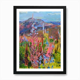 In the mountain Art Print