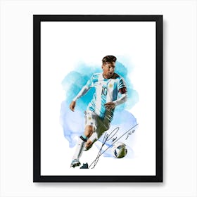 Lionel Messi 1 Art Print