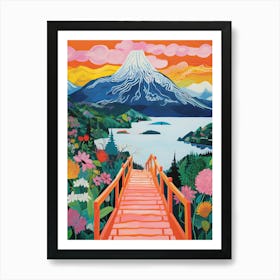 Lake View Mountain 1 Art Print