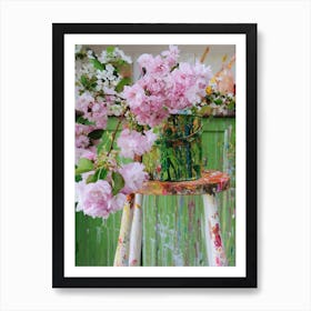  Yvonne Pink Blossom Art Print