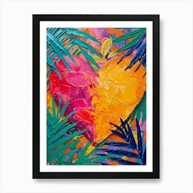 Heart Brushstrokes 4 Art Print