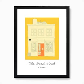Vienna The Book Nook Pastel Colours 2 Poster Art Print