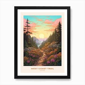 West Coast Trail Canada 4 Hike Poster Art Print