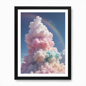 Rainbow Clouds 3 Art Print