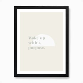 Purpose Sage Green Art Print