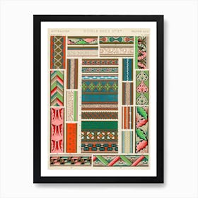 Vintage Pattern Illustration, Owen Jones                                       Art Print