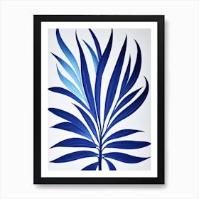 Aloe Vera 2 Stencil Style Art Print