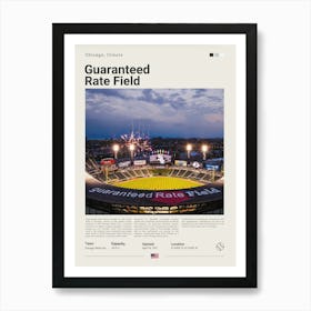 Baseball - Chicaco White Sox - Guaranteed Rate Field Art Print