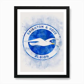 Brighton And Hove Albion Painting Art Print