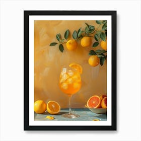 Orange Cocktail 24 Art Print