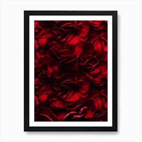 Red Roses Art Print