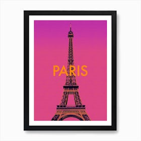 Paris: Eiffel Embraced Art Print