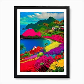 Flores Island Indonesia Pop Art Photography Tropical Destination Art Print