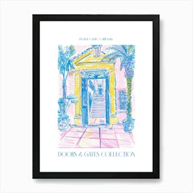 Doors And Gates Collection Hearst Castle, California 4 Art Print