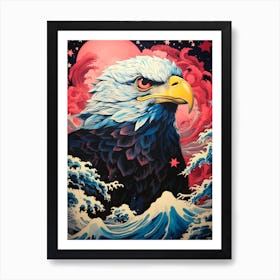 Eagle In The Sky Art Print