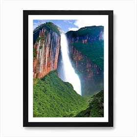 Angel Falls, Venezuela Majestic, Beautiful & Classic (3) Art Print