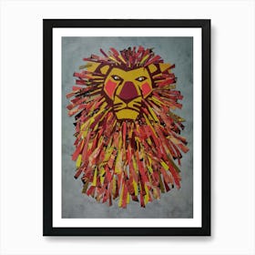 Lion King, Modern Wall Art for Any Room Art Print