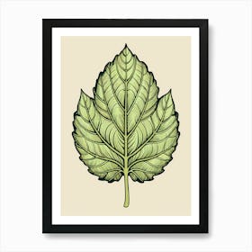 Leaf Illustration 2 Art Print