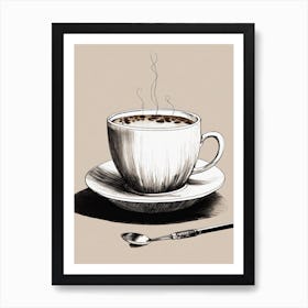 Cup Of Coffee Art Print