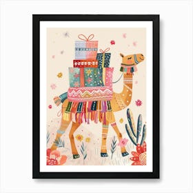 Camel With Gifts 1 Art Print