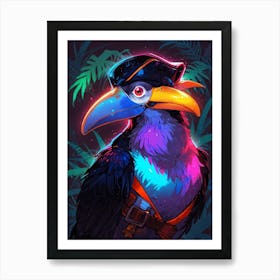 Pirate Bird Art Print