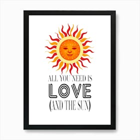 Love And Sunshine Art Print