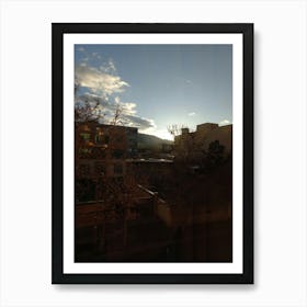 Sun rise 1 Art Print