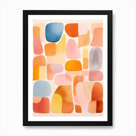 Abstract Watercolor Painting 3 Art Print