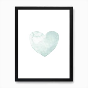 Pastel Heart Art Print