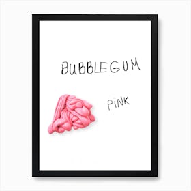 Bubblegum Pink Affiche