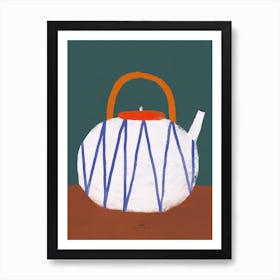 Modern Teapot Poster