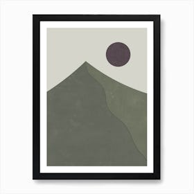 Mountain Sun One Art Print