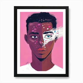 Portrait Of A Black Man 3 Art Print