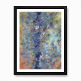 Abstract Painting Blue Art Print