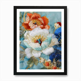 Chinese Embroidery 9 Art Print