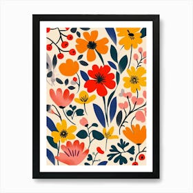 Floral Pattern 7 Art Print