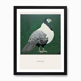 Ohara Koson Inspired Bird Painting Grouse 4 Poster Art Print