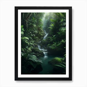 Tropical Rainforest On The Savannah Art Print