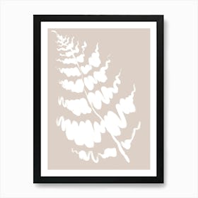 Fern Leaf Scandinavian Minimalist Art Print