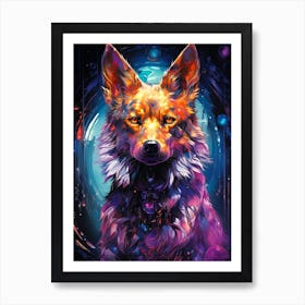 Cosmic Dog Art Print