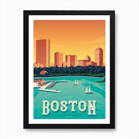 Boston Massachusetts Art Print