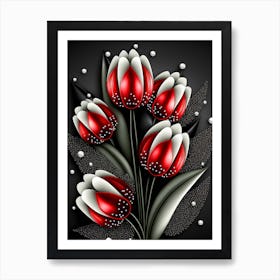 Red Tulips Art Print