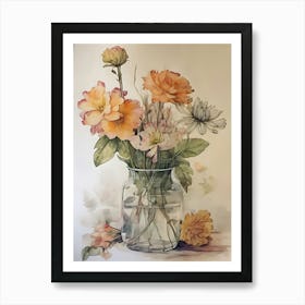 Flowers In A Vase 16 Art Print