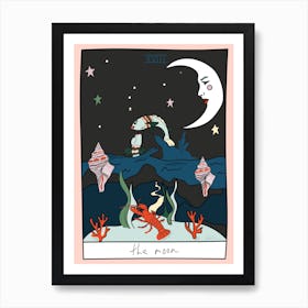 The Moon Tarot Art Print