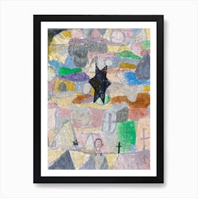 Under A Black Star, Paul Klee Art Print