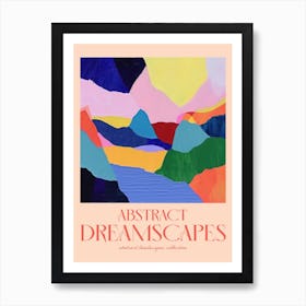 Abstract Dreamscapes Landscape Collection 26 Art Print