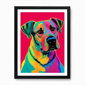 Anatolian Shepherd Dog Andy Warhol Style Dog Art Print